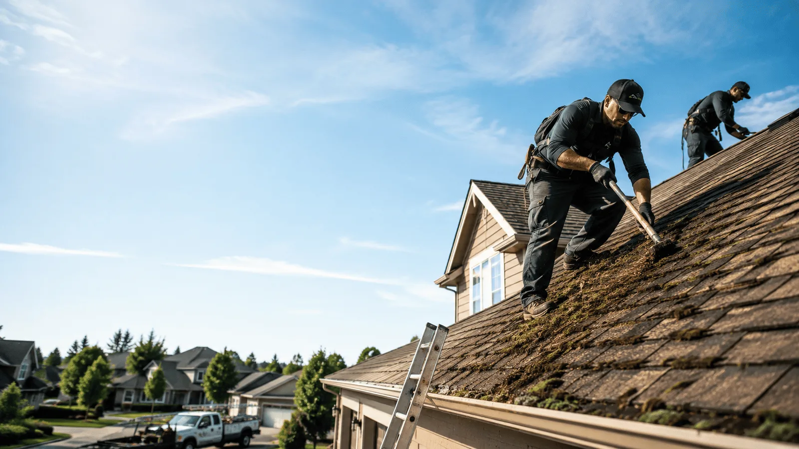 Roof Moss Removal in Salem, IL near me